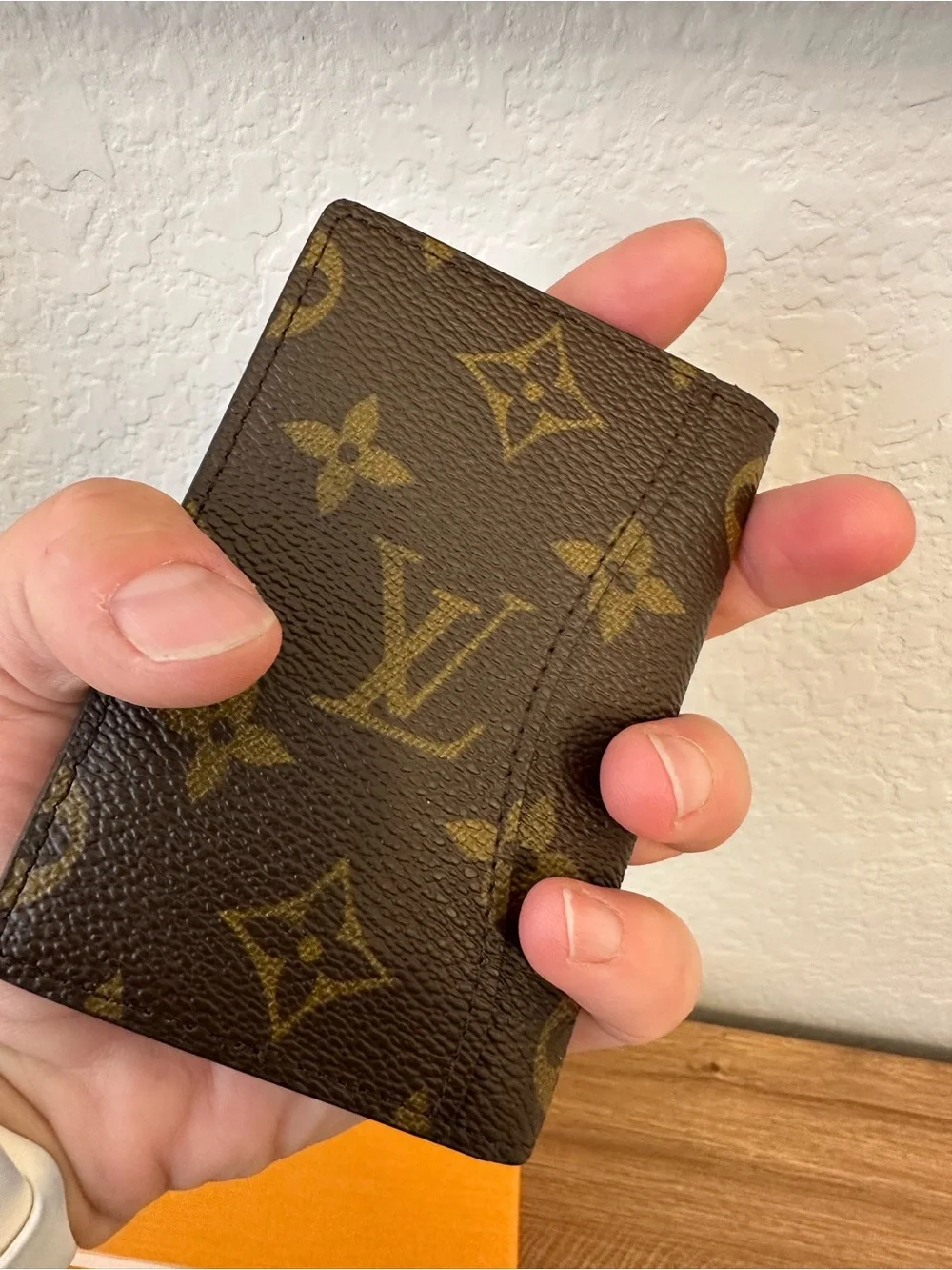 Louis Vuitton Monogram Pocket Organizer Card Holder Cash